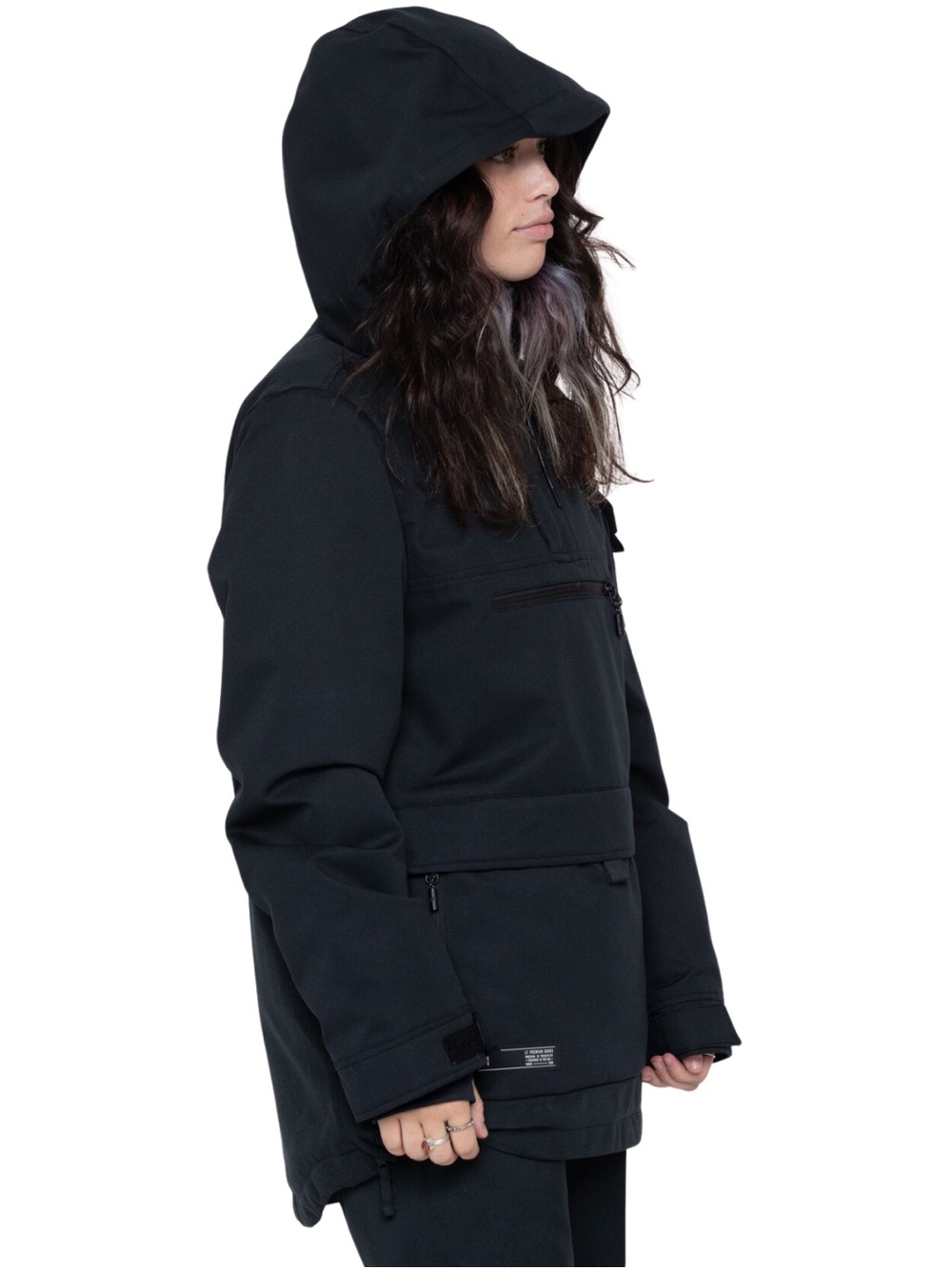 L1 Premium Goods Prowler Anorak Snow Jacket Black Women's S Waterproof